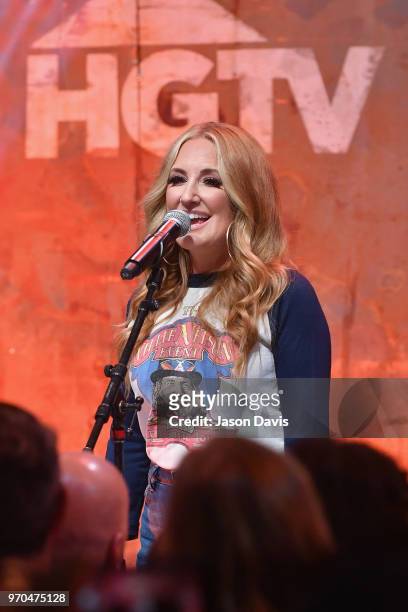 Recording artist Lee Ann Womack performs onstage in the HGTV Lodge at CMA Music Fest on June 9, 2018 in Nashville, Tennessee.