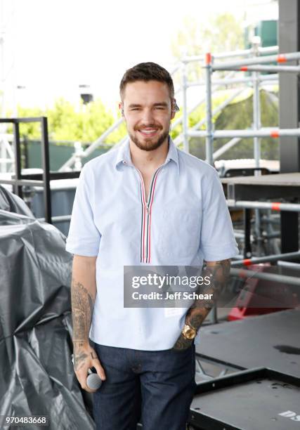 Recording Artist Liam Payne attends Nickelodeon SlimeFest at Huntington Bank Pavilion at Northerly Island on June 9, 2018 in Chicago, Illinois.
