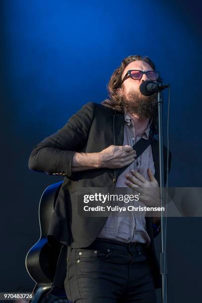 Father John Misty, performs onstage at the Northside Festival on June 9, 2018 in Aarhus, Denmark.