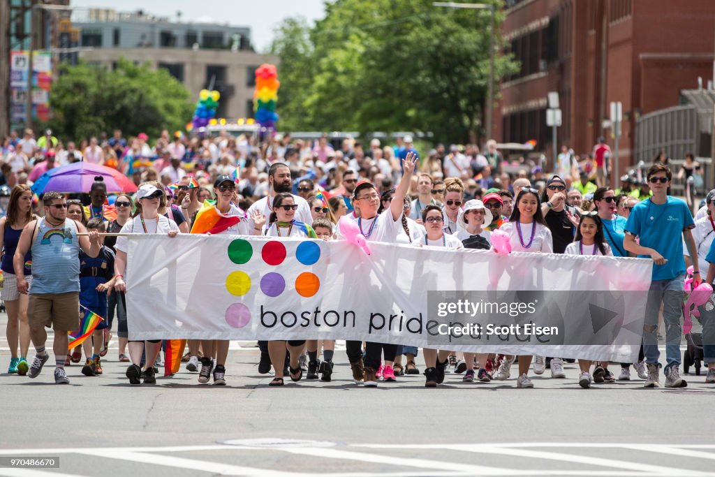 Gay Pride Parade Held In Boston