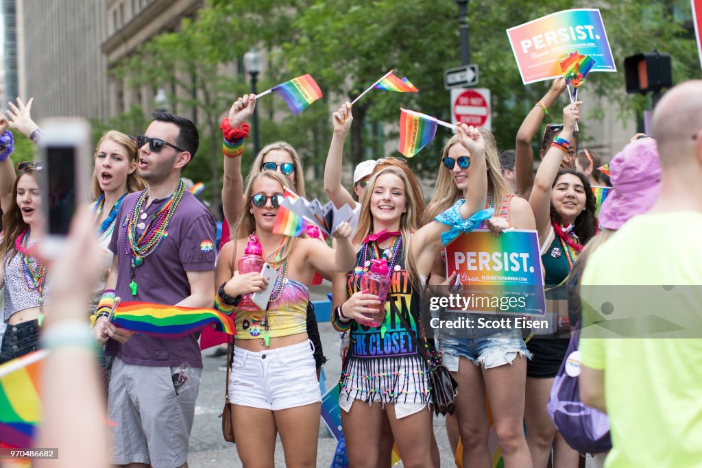 Gay Pride Parade Held In Boston