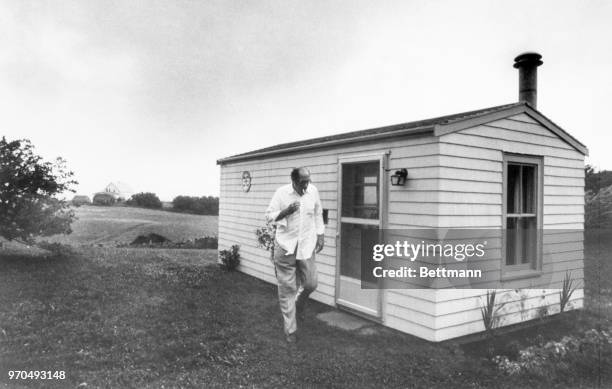 The Reverend Daniel J. Berrigan who fled underground rather than begin serving a federal prison term was arrested by the FBI on Block Island, R.I....