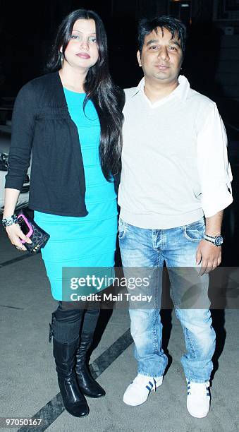 Ahmed Khan at the birthday party of actor Shahid Kapoor in Mumbai on February 24, 2010.