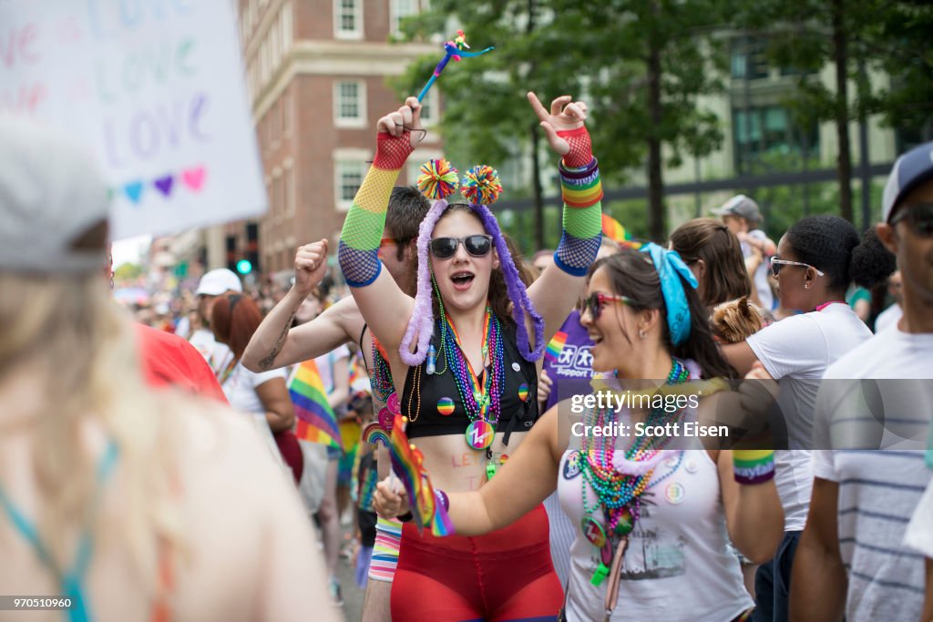 Gay Pride Parade Held In Boston