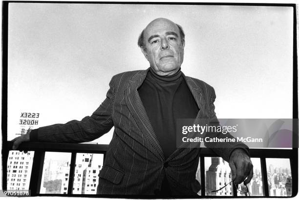 Documentary film director Marcel Ophuls poses for a portrait in the 1990's in New York City, New York.