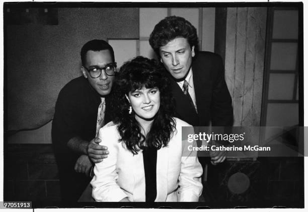 S Bobby Rivers, Rosie O'Donnell and Roger Rose pose for a portrait in July 1988 in New York City, New York.