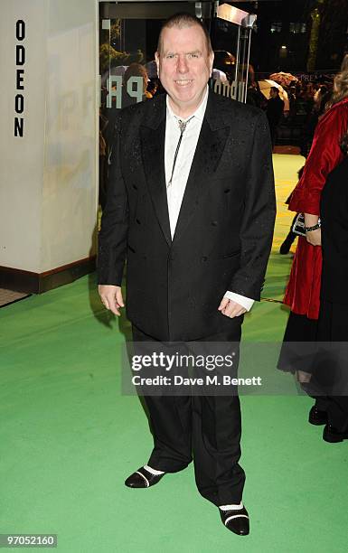 Timothy Spall arrives at the Royal World Premiere of 'Alice In Wonderland', at the Odeon Leicester Square on February 25, 2010 in London, England.