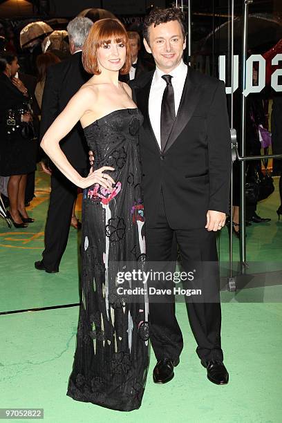 Michael Sheen arrives at the Royal World Premiere of Alice In Wonderland held at the Odeon Leicester Square on February 25, 2010 in London, England.