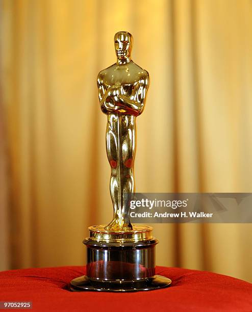 Overview of the Oscar statue at "Meet the Oscars" at the Time Warner Center on February 25, 2010 in New York City.