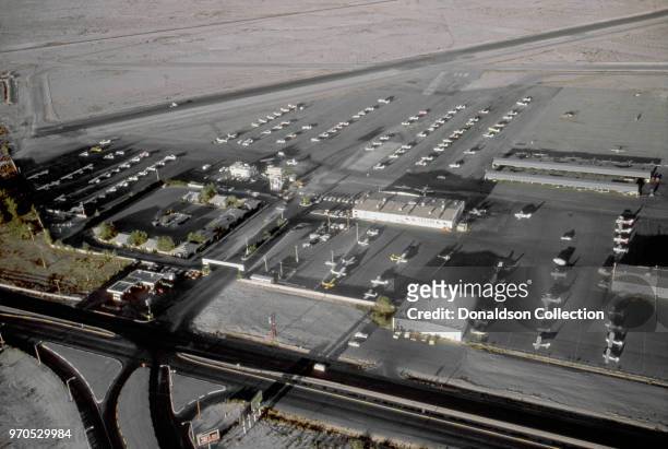 Vegas, NV A view of private planes parked at McCarran Airport in November 1975 in Las Vegas, Nevada.