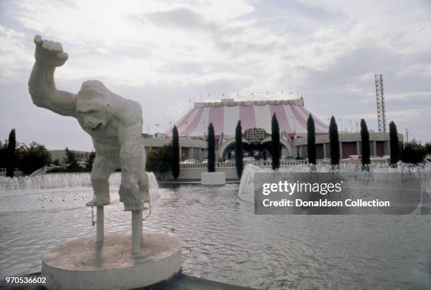 Vegas, NV A view of the exterior of the Circus Circus Hotel on the Las Vegas Strip in November 1975 in Las Vegas, Nevada.