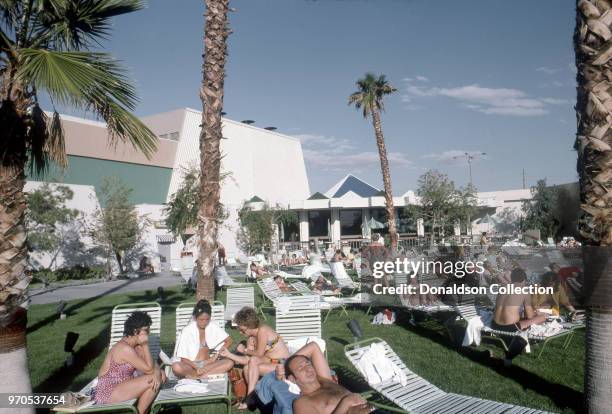 Vegas, NV A view of the pool at the MGM Grand on the Las Vegas Strip in November 1975 in Las Vegas, Nevada.