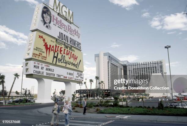 Vegas, NV A view of the MGM Grand on the Las Vegas Strip in November 1975 in Las Vegas, Nevada.