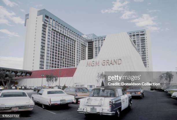 Vegas, NV A view of the MGM Grand on the Las Vegas Strip in November 1975 in Las Vegas, Nevada.