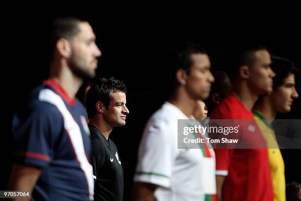 Ryan Nelson of New Zealand poses during the Nike unveils the new Brazil home and away kit, plus 8 away kits for the other Nike-Sponsored federations...