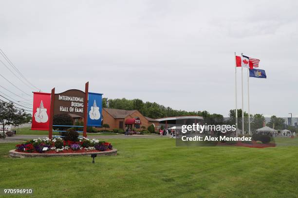 The International Boxing Hall of Fame is seen during the Weekend of Champions induction events on June 9, 2018 in Canastota, New York.