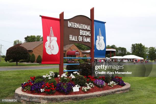The International Boxing Hall of Fame is seen during the Weekend of Champions induction events on June 9, 2018 in Canastota, New York.
