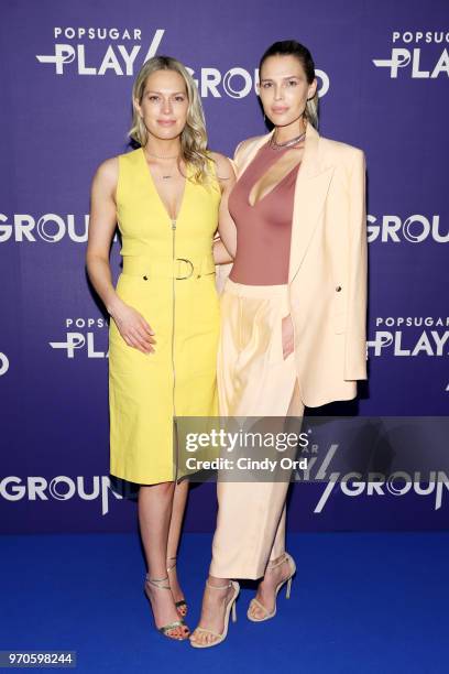 Erin Foster and Sara Foster attend day 1 of POPSUGAR Play/Ground on June 9, 2018 in New York City.