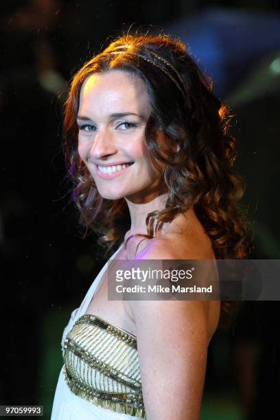 Jemma Powell attends the Royal World Premiere of Tim Burton's 'Alice In Wonderland' at Odeon Leicester Square on February 25, 2010 in London, England.