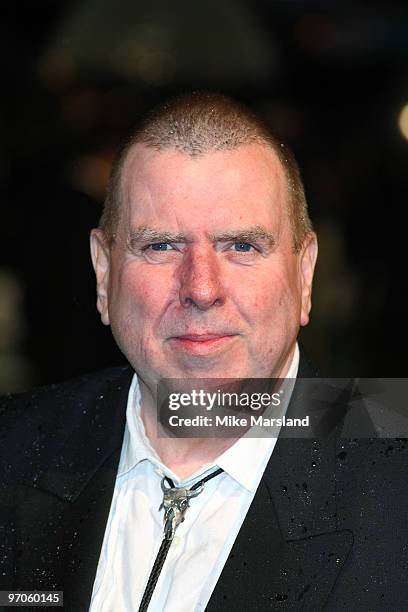 Timothy Spall attends the Royal World Premiere of Tim Burton's 'Alice In Wonderland' at Odeon Leicester Square on February 25, 2010 in London,...