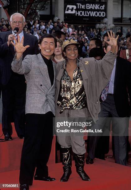 George Takei and Nichelle Nichols