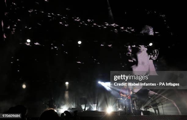 Shawn Mendes on stage during Capital's Summertime Ball with Vodafone at Wembley Stadium, London. PRESS ASSOCIATION Photo. This summer's hottest...