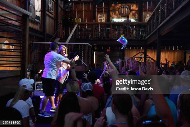 View of atmosphere in the HGTV Lodge at CMA Music Fest on June 9, 2018 in Nashville, Tennessee.