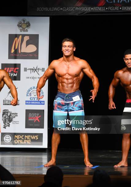 Frank Lawrence Catania competes in the Physique Division of the NPC South Jersey Bodybuilding Championships on June 9, 2018 in Medford, New Jersey.