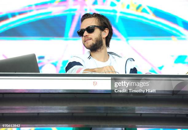 Recording Artist ZEDD performs at Nickelodeon SlimeFest at Huntington Bank Pavilion at Northerly Island on June 9, 2018 in Chicago, Illinois.