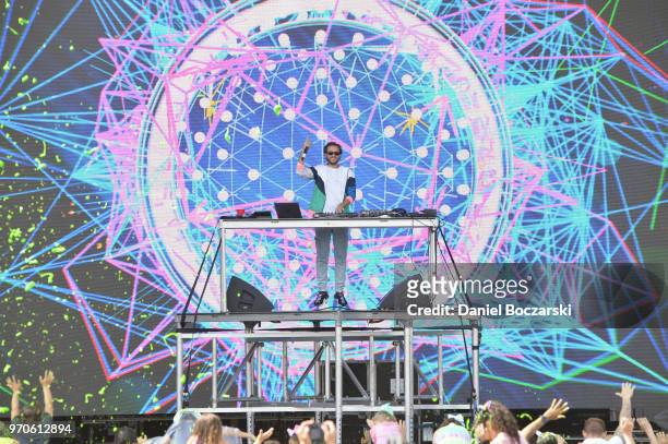 Recording Artist ZEDD performs at Nickelodeon SlimeFest at Huntington Bank Pavilion at Northerly Island on June 9, 2018 in Chicago, Illinois.