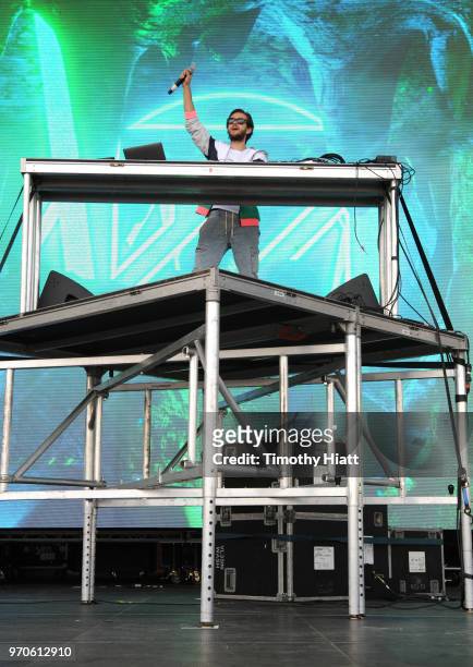 Recording Artist ZEDD performs at Nickelodeon SlimeFest at Huntington Bank Pavilion at Northerly Island on June 9, 2018 in Chicago, Illinois.
