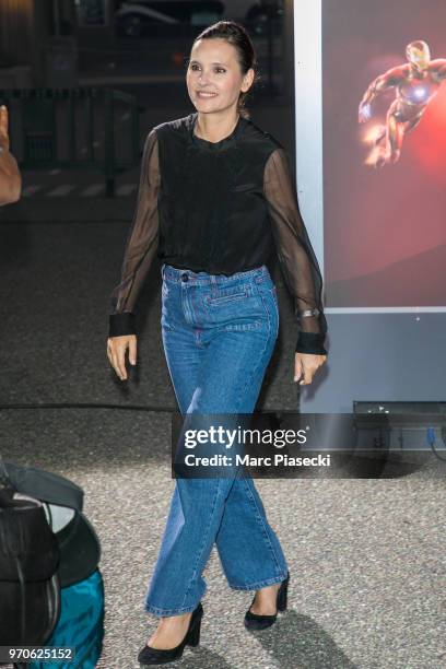 Actress Virginie Ledoyen attends the 'Marvel Summer of Super Heroes' opening ceremony at Disneyland Paris on June 9, 2018 in Paris, France.