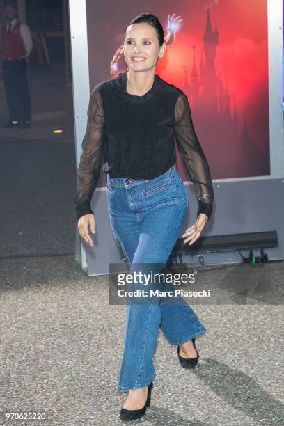 Actress Virginie Ledoyen attends the 'Marvel Summer of Super Heroes' opening ceremony at Disneyland Paris on June 9, 2018 in Paris, France.