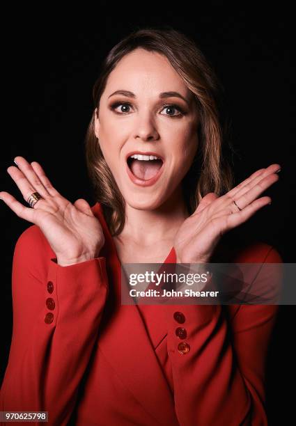 Musical artist Jillian Jacqueline poses in the portrait studio at the 2018 CMA Music Festival at Nissan Stadium on June 9, 2018 in Nashville,...