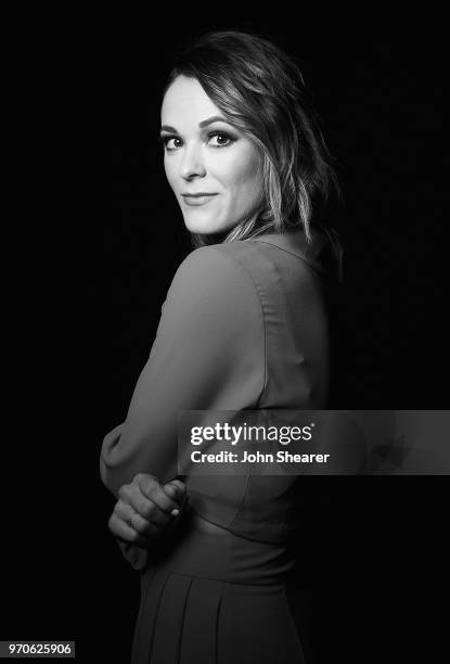 Musical artist Jillian Jacqueline poses in the portrait studio at the 2018 CMA Music Festival at Nissan Stadium on June 9, 2018 in Nashville,...