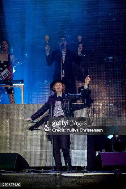 Beck performs onstage at the Northside Festival on June 9, 2018 in Aarhus, Denmark.