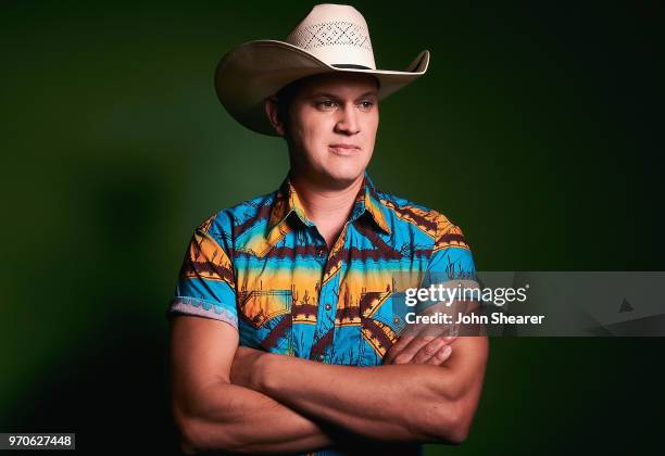 Musical artist Jon Pardi poses in the portrait studio at the 2018 CMA Music Festival at Nissan Stadium on June 9, 2018 in Nashville, Tennessee.