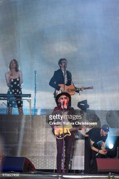 Beck performs onstage at the Northside Festival on June 9, 2018 in Aarhus, Denmark.