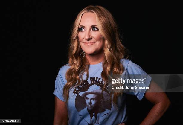 Musical artist Lee Ann Womack poses in the portrait studio at the 2018 CMA Music Festival at Nissan Stadium on June 9, 2018 in Nashville, Tennessee.