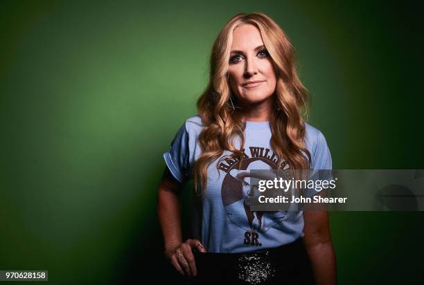 Musical artist Lee Ann Womack poses in the portrait studio at the 2018 CMA Music Festival at Nissan Stadium on June 9, 2018 in Nashville, Tennessee.