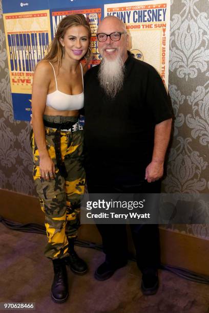 Kassi Ashton and Spotify's global head of country John Marks attend the Spotify's Hot Country Presents Midland more at Ole Red During CMA Fest at Ole...