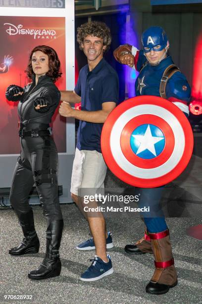 Gustavo Kuerten attends the 'Marvel Summer of Super Heroes' opening ceremony at Disneyland Paris on June 9, 2018 in Paris, France.