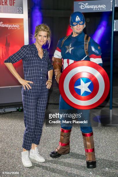 Actress Alice Taglioni attends the 'Marvel Summer of Super Heroes' opening ceremony at Disneyland Paris on June 9, 2018 in Paris, France.
