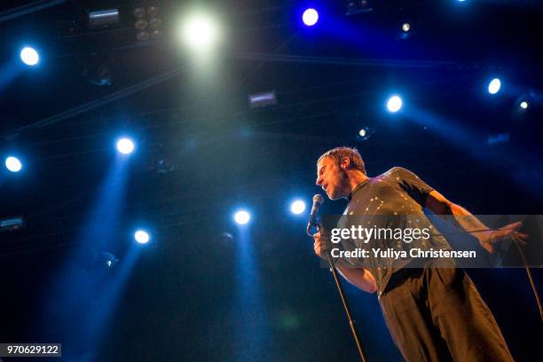 Jason Williamson of Sleaford Mods onstage at the Northside Festival on June 9, 2018 in Aarhus, Denmark.
