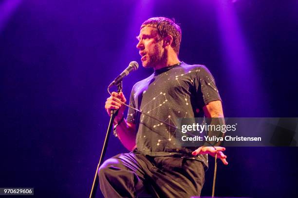 Jason Williamson of Sleaford Mods onstage at the Northside Festival on June 9, 2018 in Aarhus, Denmark.