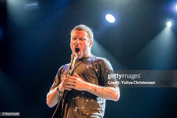 Jason Williamson of Sleaford Mods onstage at the Northside Festival on June 9, 2018 in Aarhus, Denmark.