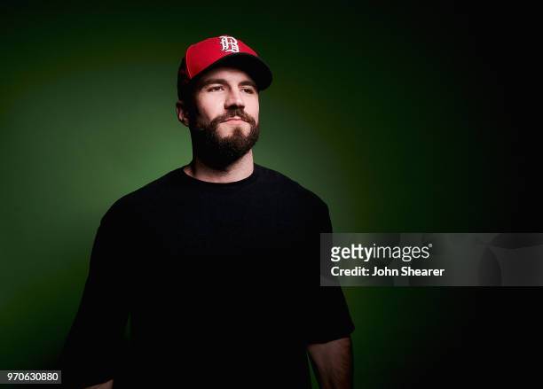 Musical artist Sam Hunt poses in the portrait studio at the 2018 CMA Music Festival at Nissan Stadium on June 9, 2018 in Nashville, Tennessee.