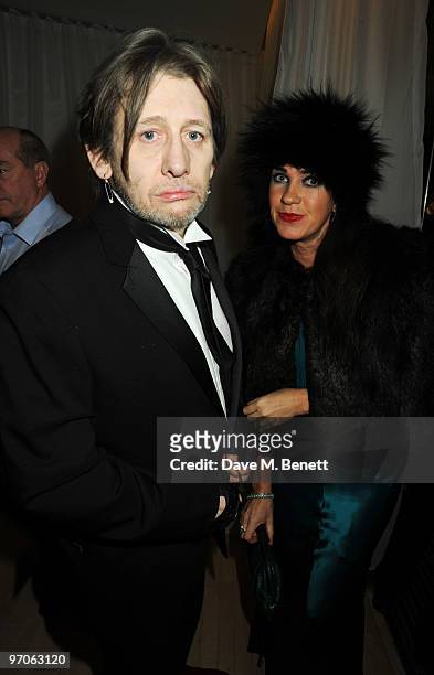Shane McGowan attends the afterparty following the Royal World Premiere of 'Alice In Wonderland', at The Sanderson Hotel on February 25, 2010 in...