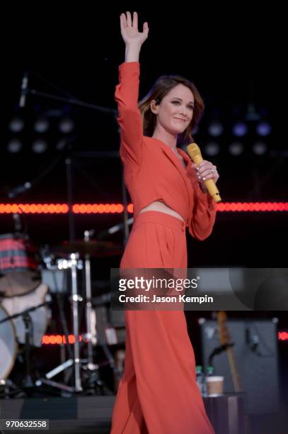 Jillian Jacqueline performs onstage during the 2018 CMA Music festival at Nissan Stadium on June 9, 2018 in Nashville, Tennessee.