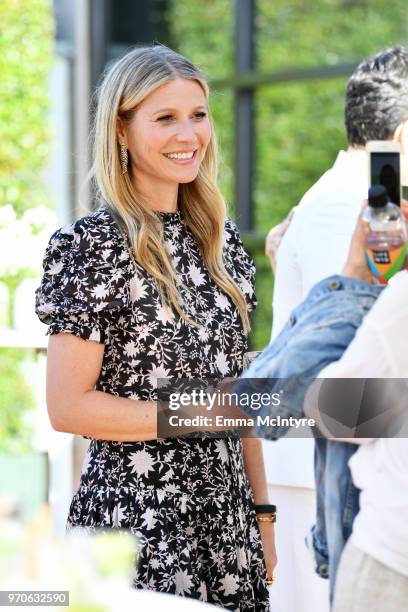 Gwyneth Paltrow attends the In goop Health Summit at 3Labs on June 9, 2018 in Culver City, California.